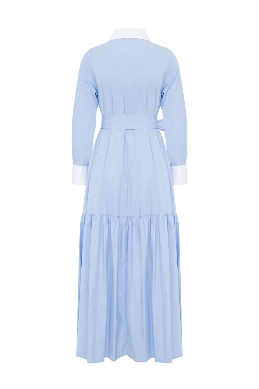 MAGGI Poplin Oversized Blue Dress